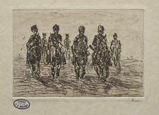 Cavalry Scene. Creator: George Hendrik Breitner (Dutch, 1857-1923).