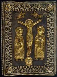 Silver gilt binding from a manuscript of the Four Gospels, 1669. Creator: Unknown.