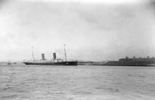 RMS 'Lucania' at Liverpool, 1890-1910. Artist: Unknown