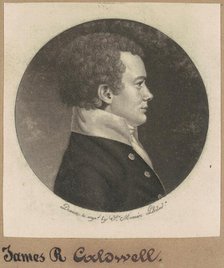 James R. Caldwell, 1799. Creator: Charles Balthazar Julien Févret de Saint-Mémin.