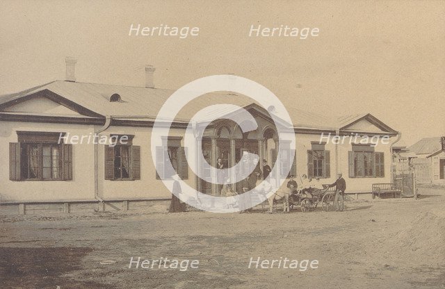 Pyotr Tchaikovsky (1840-1893) with the Davydov Family in the Verbovka estate  , 1875.