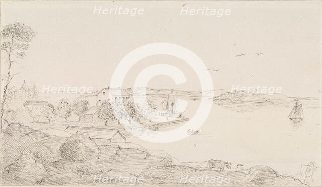 Degerby customs station, 1868. Creator: Albert Edelfelt.