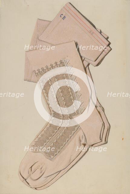 Stockings, c. 1936. Creator: William High.