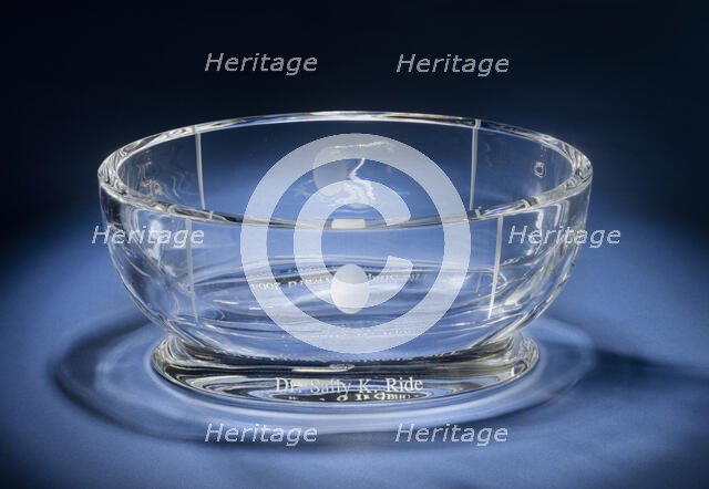 Shapiro Award presented to Sally Ride, 2004. Creator: Baccarat.