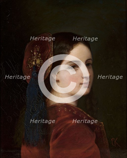 Portrait of Countess Katarzyna Potocka (1825-1907), née Branicka, 1841.