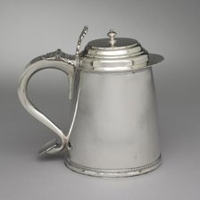 Tankard, c. 1710. Creator: Samuel Vernon (American, 1683-1737).