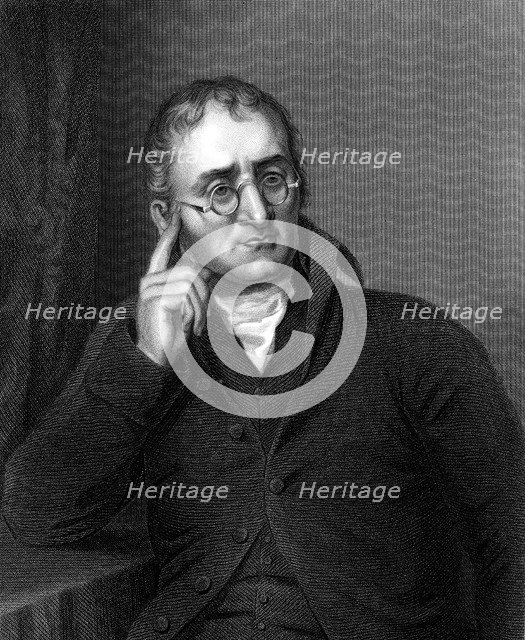 John Dalton, English chemist, c1860. Artist: Unknown