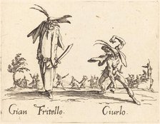 Gian Fritello and Ciurlo, c. 1622. Creator: Jacques Callot.