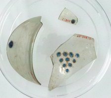 Glass Fragments, Coptic, 4th-early 5th century. Creator: Unknown.