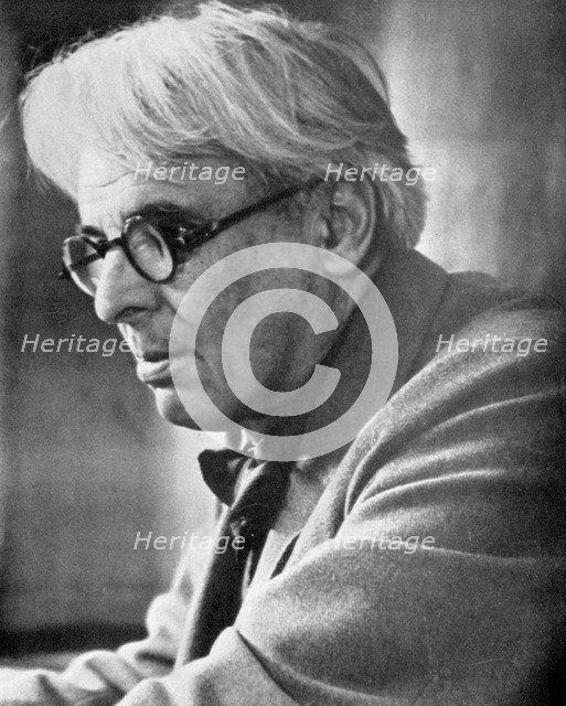 William Butler Yeats, Irish poet and playwright, c1930s. Artist: Unknown