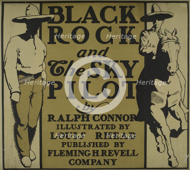 Black rock and the sky pilot, c1895 - 1911. Creator: Unknown.