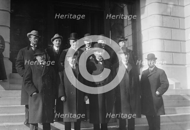Chicago delegation at Dem. Nat'l Com'ee Meeting 1912, 1912. Creator: Bain News Service.