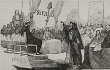 Secret society of republican friars, War of Roussillon, (1793-1795), 1851. Creator: Unknown.