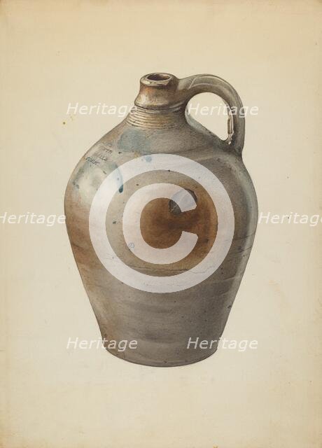 Jug, c. 1937. Creator: Giacinto Capelli.