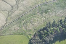 Iron Age/Romano British enclosed settlement earthwork near Smalesmouth Farm, Northumberland, 2016. Creator: Dave MacLeod.