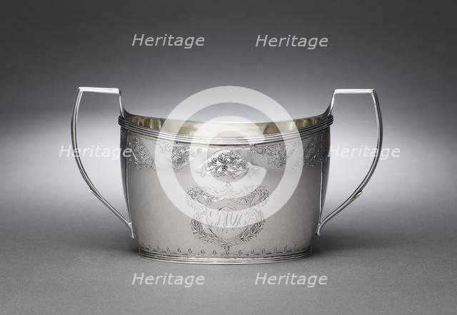 Tea Service (Sugar Bowl), 1807. Creator: Anne Bateman (British, 1748-1813); Peter Bateman (British, 1740-1825); William (I) Bateman (British, 1774-1850).