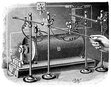 Work of Marie and Pierre Curie, 1904.   Artist: Anon