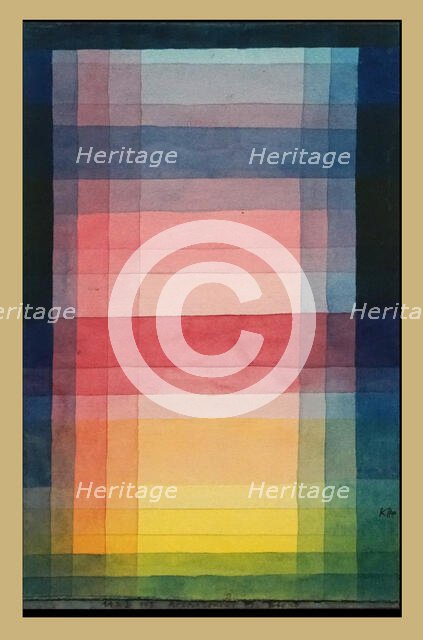 Architecture of the Plain, 1923. Creator: Klee, Paul (1879-1940).