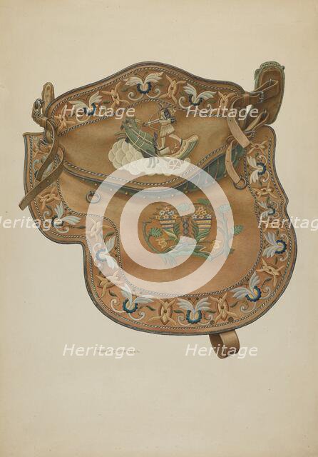 Saddle, 1935/1942. Creator: Rose Campbell-Gerke.