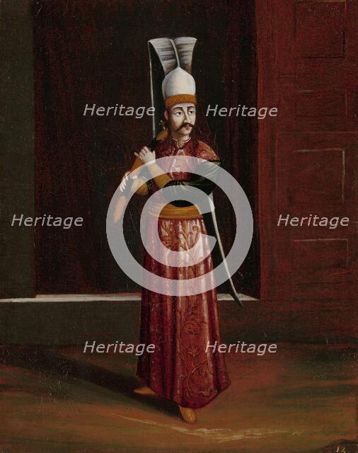 Seliktar Agassi, Equerry to the Sultan (Supreme Weapon-Bearer), 1700-1737. Creator: Workshop of Jean Baptiste Vanmour.