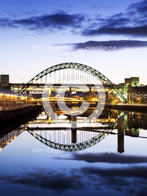 Bridges over the River Tyne, Newcastle upon Tyne, 2008.   Artist: Historic England Staff Photographer.