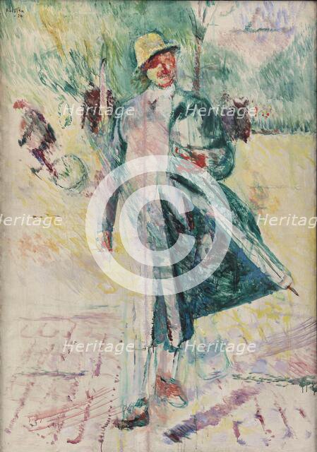 Self-Portrait, 1920. Creator: Ludvig Karsten.