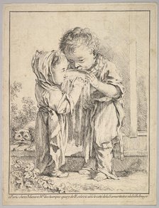 Les Petits Buveurs de Lait (The Little Milk Drinkers), 18th century. Creator: Unknown.