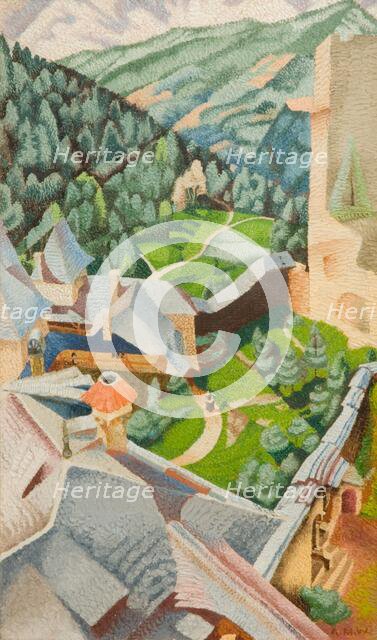 Burg, Finstergrun, 1940.  Creator: Audrey Weber.