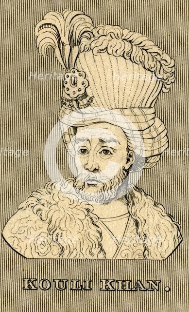 'Kouli Khan', (1688-1747), 1830. Creator: Unknown.