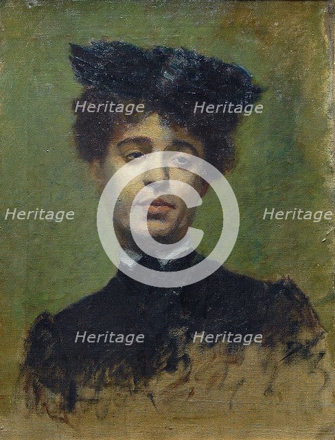 Portrait of Marie Lemasson, 1892. Artist: Bernard, Émile (1868-1941)