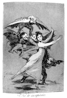 'You will not escape', 1799. Artist: Francisco Goya