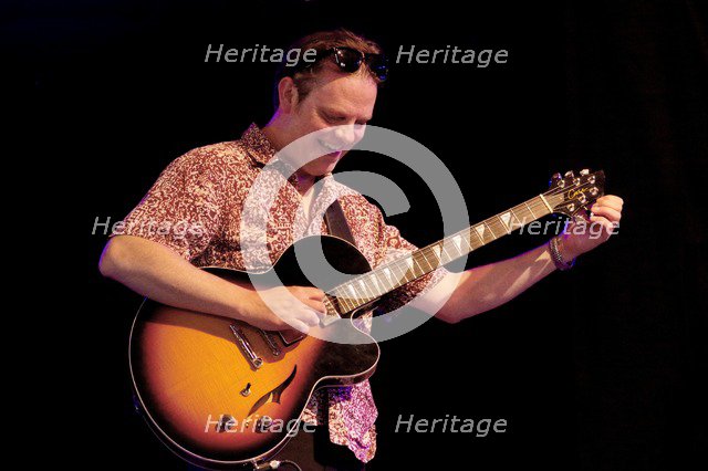 Phil Robson, Love Supreme Jazz Festival, Glynde Place, East Sussex, 2015. Artist: Brian O'Connor.