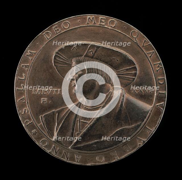 Ludwig Senfl (Sennfel), c. 1486-1542/1543, German Musician and Composer [obverse]. Creator: Friedrich Hagenauer.