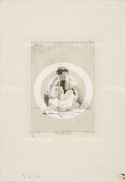 A Beggar, n.d. Creator: Mariano Jose Maria Bernardo Fortuny y Carbo.