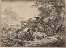 Resting Cows. Creator: Nicolaes Berchem.