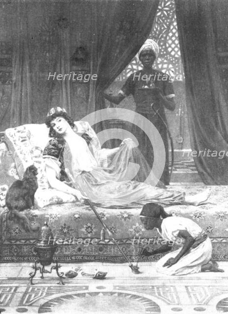 Pictures from the Royal Academy: A Gilded Cage - Frederick Goodall, R.A., 1898. Creator: Unknown.