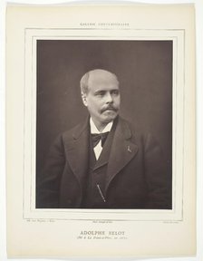 Adolphe Belot [French playwright and novelist], c. 1876. Creator: Ferdinand J. Mulnier.