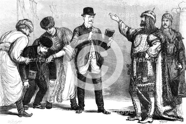 Scene from "Michael Strogoff," at the Adelphi, 1881.  Creator: William James Palmer.