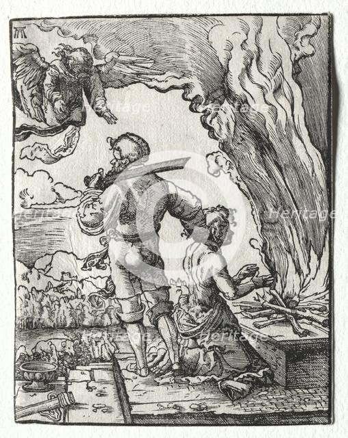 Abraham's Sacrifice, c. 1520. Creator: Albrecht Altdorfer (German, c. 1480-1538).