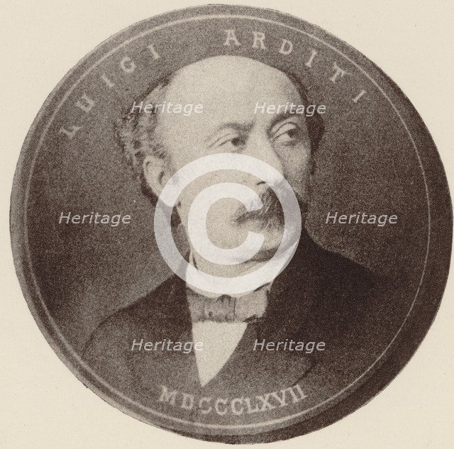 Portrait of the composer Luigi Arditi (1822-1903), 1897.
