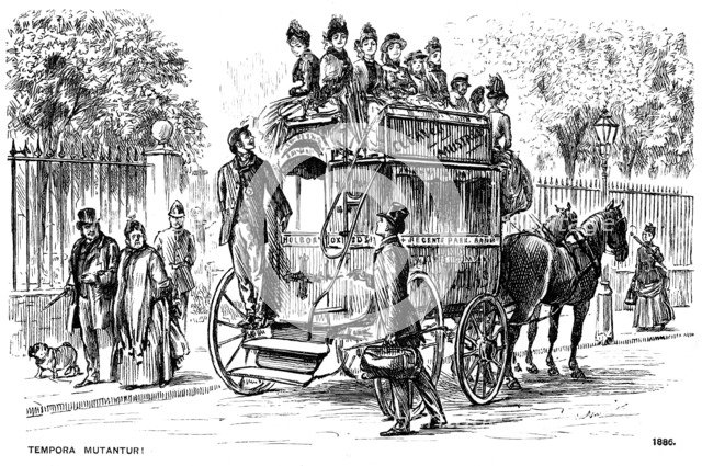 'Tempora Mutantur!', 1886 (1891). Artist: George du Maurier