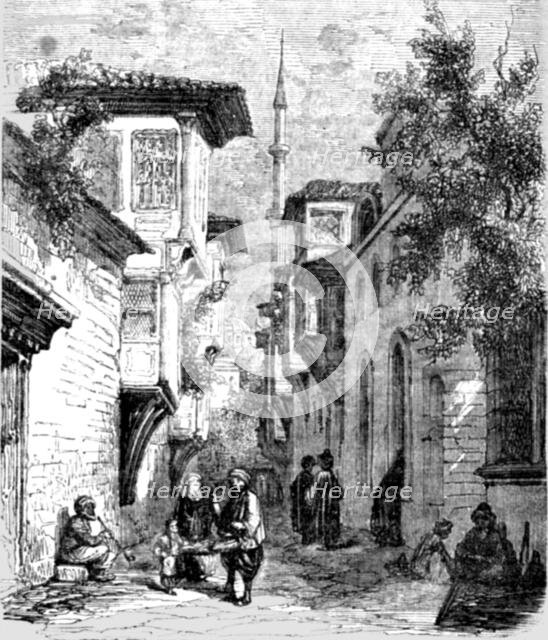 'Street in Constantinople', 1854. Creator: Unknown.