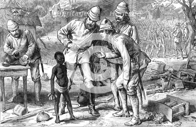 The Ashantee War: the last in Coomassie, 1874. Creator: Unknown.