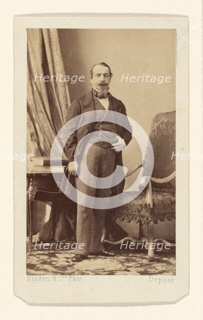 Napoleon III, 1862-1865. Creator: Disdéri & Cie..