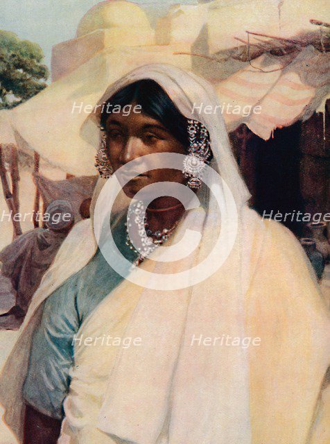 'An Indian Woman', 1913. Artist: Norman H Hardy.