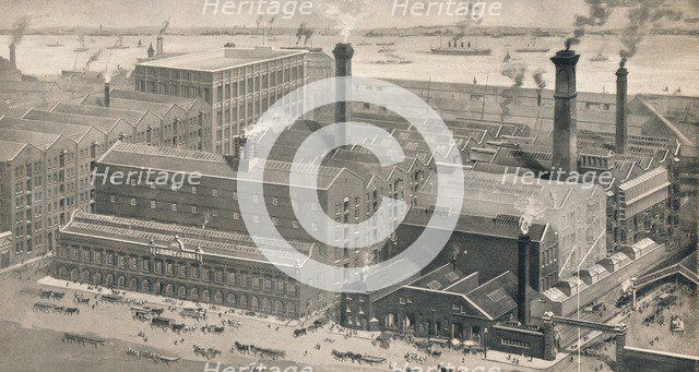 'Our Seed Crushing and Oil Cake Mills', c1900, (1912) Artist: JF Macdonald.