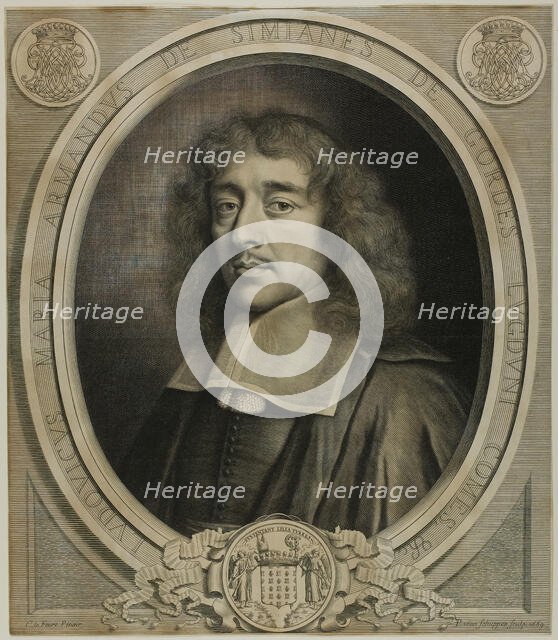 Louis-Marie-Armand de Simianes de Gordes, 1669. Creator: Pierre Louis van Schuppen.