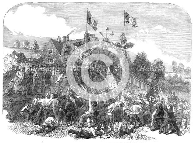 Harvest-home at the Philanthropic Society's farm-school, Redhill, 1864. Creator: Unknown.