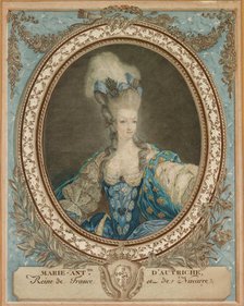 Portrait of Marie Antoinette (1755-1793), … Second Half of the 18th cen.. Creator: Anonymous.