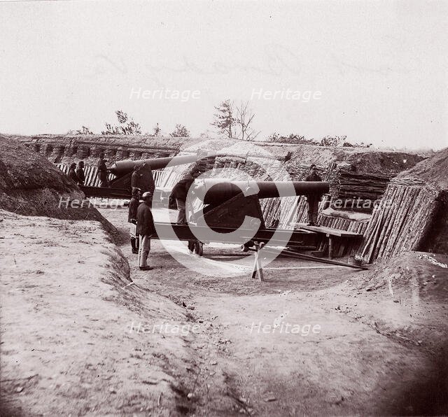 Fort Brady, James River, 1864. Creator: Andrew Joseph Russell.